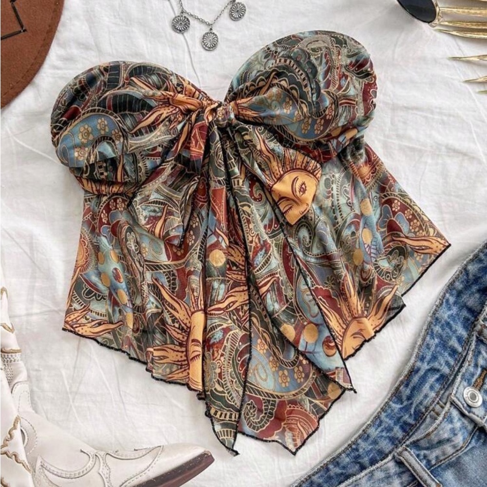 Bohemian Print Women’s Top